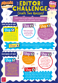 editor challenge - National Literacy Trust