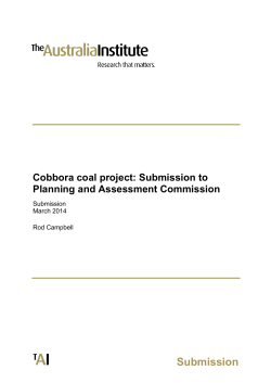 TAI 2014 Cobbora PAC submission FINAL