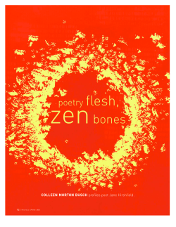 Profile of poet Jane Hirshfield