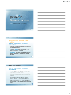 To Be a Model Scientist&hellip;Use Models!