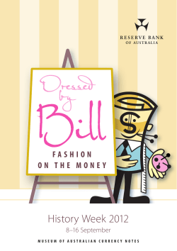 brochure - Reserve Bank of Australia Museum