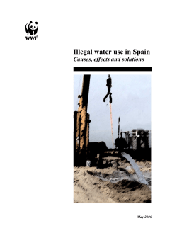 Illegal water use in Spain