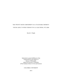 the 26th amendment as a teachable moment