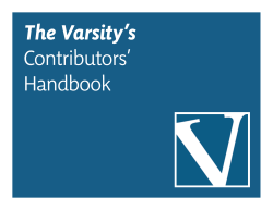 Contributors` Handbook