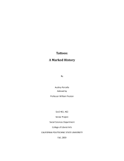 Tattoos: A Marked History