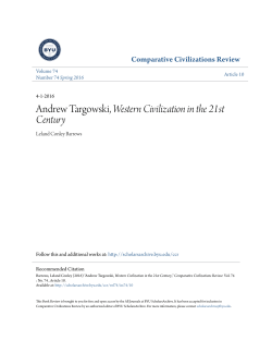 Andrew Targowski, Western Civilization in the 21st Century