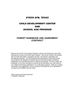 dyess afb, texas child development center and school