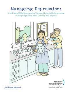 Managing Depression: A Self