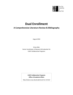 Dual Enrollment
