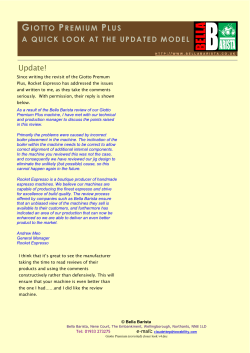 GIOTTO PREMIUM PLUS A QUICK LOOK AT THE UPDATED