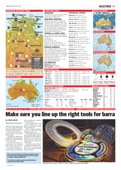 Make sure you line up the right tools for barra