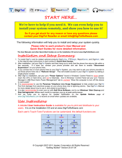 Getting Started Guide