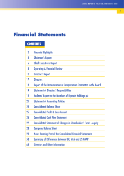 Notes - Jaarverslag.com