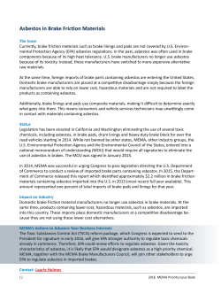 Asbestos in Brake Friction Materials