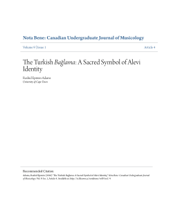 The TurkishBağlama: A Sacred Symbol of Alevi Identity