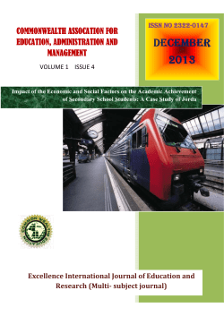 Impact of the Economic and Social Factors on the Academic