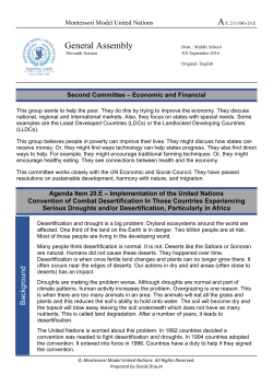 Implementation of the United Nations Convention to Combat