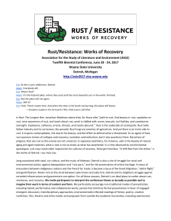 Rust/Resistance: Works of Recovery