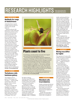Plants count to five