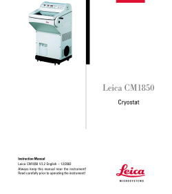 Leica CM1850 Cryostat