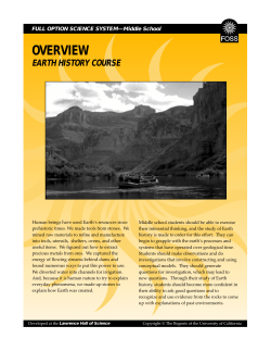 Earth History Overview