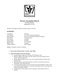 Parent Association Board