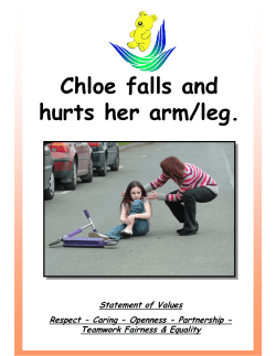 Chloe falls and breaks a bone