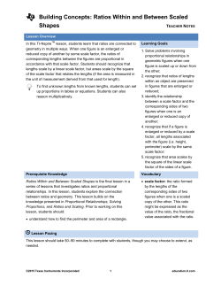 Teacher Notes - TI Education