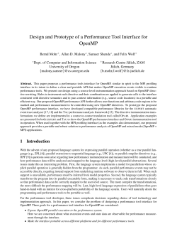 OpenMP instrumentation