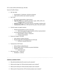 Ch7-2: Early Conflict with Britain (pp. 234