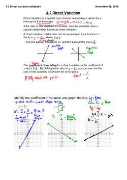 3-2 Direct variation.notebook