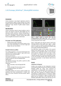 application note 1.16 Promega_ReliaPrep&trade;_Blood gDNA