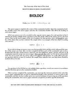 biology - Regents