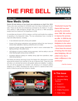 THE FIRE BELL - Snohomish County Fire District 26