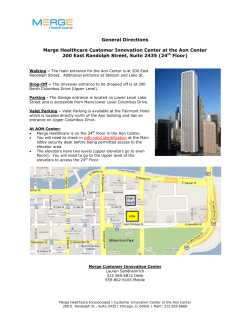 General Directions Merge Healthcare Customer Innovation Center