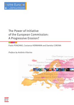 The Power of Initiative of the European Commission