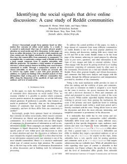 Identifying the social signals that drive online