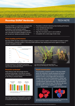 TECH NOTE - Sinochem Australia