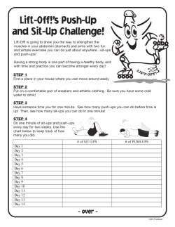 Lift-Off!`s Push-Up and Sit