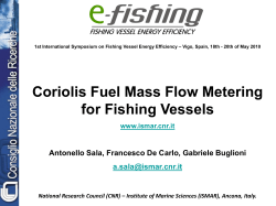 Analysis of energy use in Italian fishing vessels