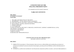 Our Constitution - Inkatha Freedom Party