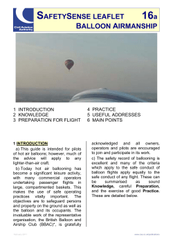 SAFETYSENSE LEAFLET 16a BALLOON