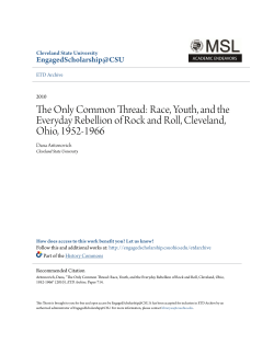 The Only Common Thread: Race, Youth, and the Everyday