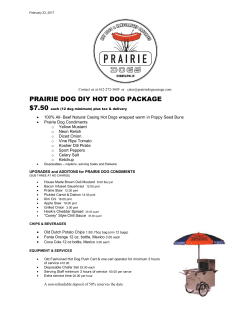 prairie dog diy hot dog package