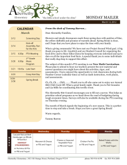 calendar - Portland Public Schools