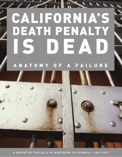 California`s Death Penalty is Dead