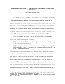 A New Objection to Counterfactual Exemplar