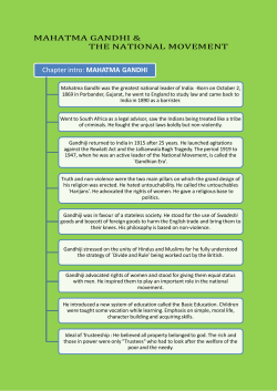 MAHATMA GANDHI - simplebooklet