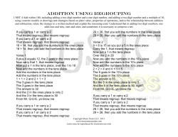 addition using regrouping
