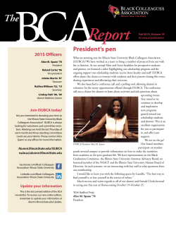 President`s pen - Illinois State University Alumni Association